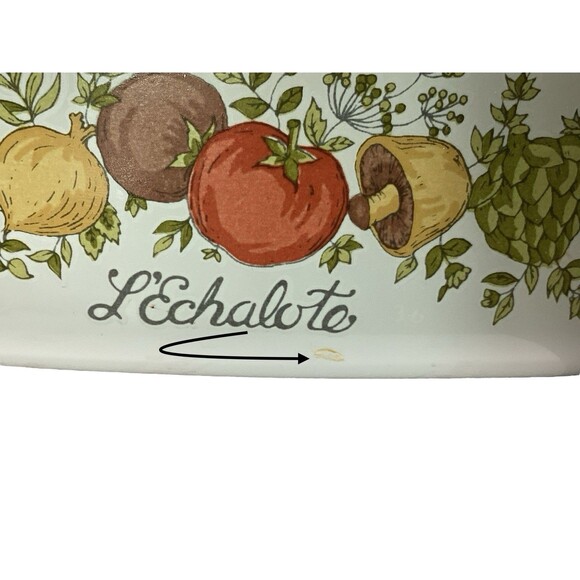 Vintage Corning Ware L’Echalote 1 Quart A-1-B Small Casserole With Lid 8.5in - Picture 9 of 9